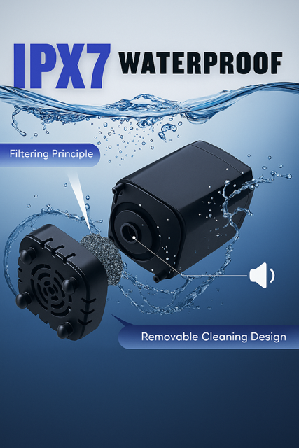 USB Rechargeable Portable Camping Shower with LED Display